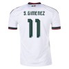 Camisola do México S.Gimenez 11 Equipamento Alternativo Mundial 2026