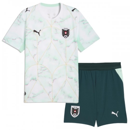 Conjunto Áustria Equipamento Alternativo Mundial 2026 - Criança Conjunto Áustria Equipamento Alternativo Mundial 2026 - Criança