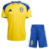 Conjunto Suécia Equipamento Principal Mundial 2026 - Criança