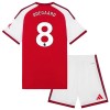 Conjunto Arsenal Odegaard 8 Equipamento Principal 2026-27 - Criança