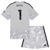 Conjunto Arsenal Raya 1 Guarda Redes Equipamento Principal 2026-27 - Criança