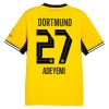 Camisola do Borussia Dortmund Adeyemi 27 Equipamento Principal 2026-27 Camisola do Borussia Dortmund Adeyemi 27 Equipamento Principal 2026-27