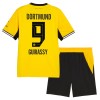 Conjunto Borussia Dortmund Guirassy 9 Equipamento Principal 2026-27 - Criança