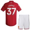 Conjunto Manchester United Mainoo 37 Equipamento Principal 2026-27 - Criança