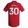 Conjunto Manchester United Sesko 30 Equipamento Principal 2026-27 - Criança