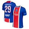 Camisola do Paris Saint-Germain Bradley Barcola 29 Equipamento Principal 2026-27