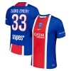 Camisola do Paris Saint-Germain Zaire Emery 33 Equipamento Principal 2026-27