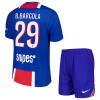 Conjunto Paris Saint-Germain Bradley Barcola 29 Equipamento Principal 2026-27 - Criança