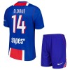 Conjunto Paris Saint-Germain Desire Doue 14 Equipamento Principal 2026-27 - Criança Conjunto Paris Saint-Germain Desire Doue 14 Equipamento Principal 2026-27 - Criança