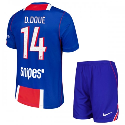 Conjunto Paris Saint-Germain Desire Doue 14 Equipamento Principal 2026-27 - Criança Conjunto Paris Saint-Germain Desire Doue 14 Equipamento Principal 2026-27 - Criança