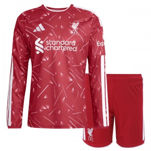 Conjunto Liverpool Equipamento Principal 2026-27 Manga Comprida - Criança Conjunto Liverpool Equipamento Principal 2026-27 Manga Comprida - Criança
