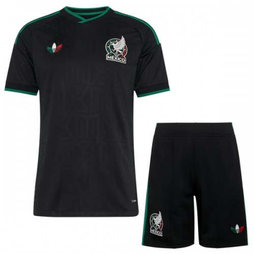 Conjunto México Equipamento Terceiro Mundial 2026 - Criança Conjunto México Equipamento Terceiro Mundial 2026 - Criança