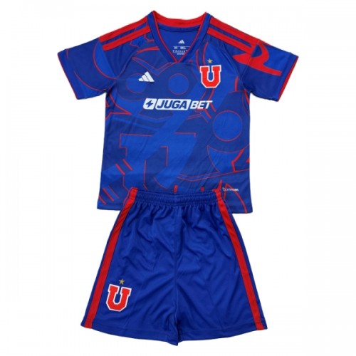 Conjunto Universidad de Chile Equipamento Principal 2026-27 - Criança Conjunto Universidad de Chile Equipamento Principal 2026-27 - Criança