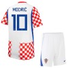 Conjunto Croácia Modrić 10 Equipamento Principal Mundial 2026 - Criança