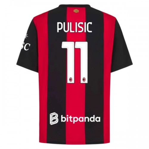 Camisola do AC Milan Pulisic 11 Equipamento Principal 2026-27 Camisola do AC Milan Pulisic 11 Equipamento Principal 2026-27