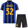 Conjunto Inter Milan Dimarco 32 Equipamento Principal 2026-27 - Criança