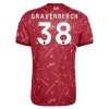 Camisola do Liverpool Gravenberch 38 Equipamento Principal 2026-27 Camisola do Liverpool Gravenberch 38 Equipamento Principal 2026-27