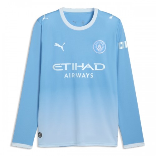 Camisola do Manchester City Equipamento Principal 2026-27 Manga Comprida Camisola do Manchester City Equipamento Principal 2026-27 Manga Comprida