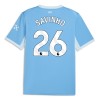 Camisola do Manchester City Savinho 26 Equipamento Principal 2026-27 Camisola do Manchester City Savinho 26 Equipamento Principal 2026-27