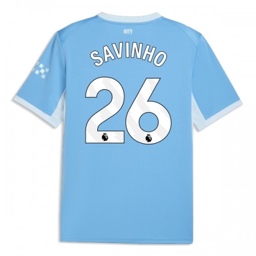 Camisola do Manchester City Savinho 26 Equipamento Principal 2026-27 Camisola do Manchester City Savinho 26 Equipamento Principal 2026-27