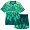 Conjunto Manchester City Donnarumma 25 Guarda Redes Equipamento Principal 2026-27 Verde - Criança