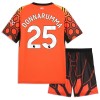 Conjunto Manchester City Donnarumma 25 Orange Version Guarda Redes Equipamento Terceiro 2026-27 - Criança