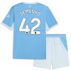 Conjunto Manchester City Semenyo 42 Equipamento Principal 2026-27 - Criança