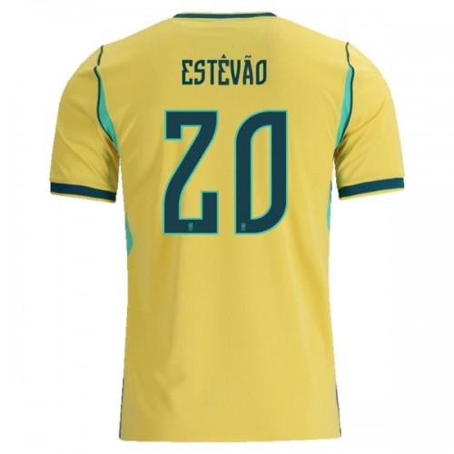 Camisola do Brasil Estevao 20 Equipamento Principal Mundial 2026 Camisola do Brasil Estevao 20 Equipamento Principal Mundial 2026