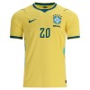 Camisola do Brasil Estevao 20 Equipamento Principal Mundial 2026