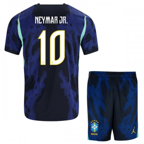 Conjunto Brasil Neymar JR 10 Equipamento Alternativo Mundial 2026 - Criança Conjunto Brasil Neymar JR 10 Equipamento Alternativo Mundial 2026 - Criança