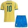 Conjunto Brasil Neymar JR 10 Equipamento Principal Mundial 2026 - Criança