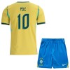 Conjunto Brasil Pele 10 Equipamento Principal Mundial 2026 - Criança