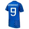 Camisola do Croácia Kramaric 9 Equipamento Alternativo Mundial 2026