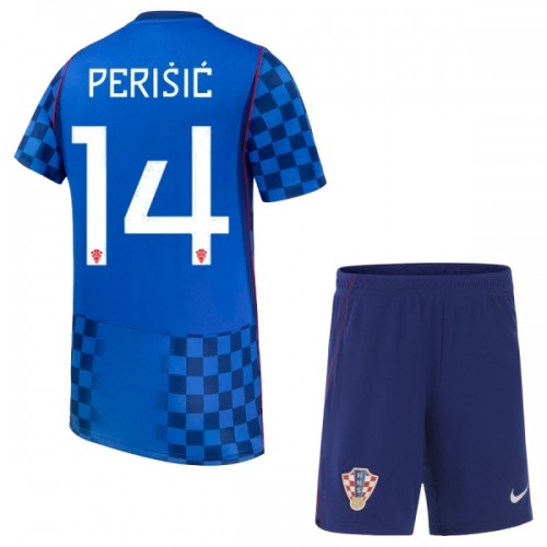 Conjunto Croácia Perišić 14 Equipamento Alternativo Mundial 2026 - Criança Conjunto Croácia Perišić 14 Equipamento Alternativo Mundial 2026 - Criança