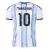 Camisola do Argentina Maradona 10 Equipamento Principal Mundial 2026