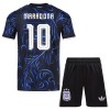 Conjunto Argentina Maradona 10 Equipamento Alternativo Mundial 2026 - Criança