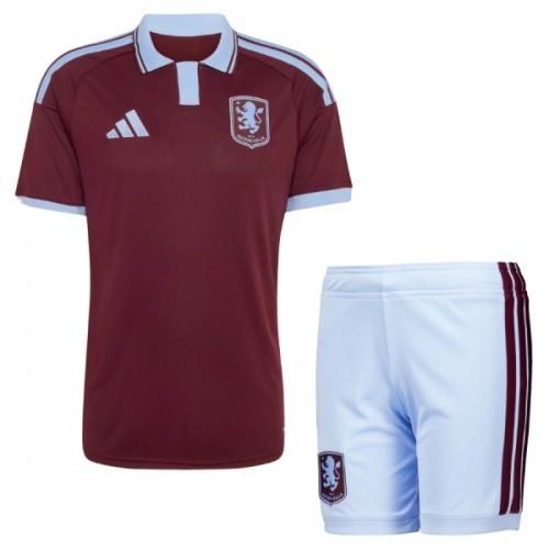 Conjunto Aston Villa Equipamento Principal 2026-27 - Criança Conjunto Aston Villa Equipamento Principal 2026-27 - Criança