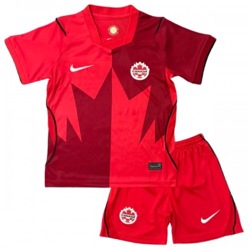 Conjunto Canadá Equipamento Principal Mundial 2026 - Criança Conjunto Canadá Equipamento Principal Mundial 2026 - Criança