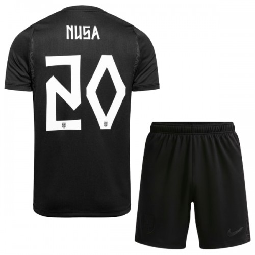Conjunto Noruega Nusa 20 Equipamento Alternativo Mundial 2026 - Criança Conjunto Noruega Nusa 20 Equipamento Alternativo Mundial 2026 - Criança