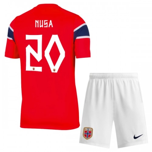 Conjunto Noruega Nusa 20 Equipamento Principal Mundial 2026 - Criança Conjunto Noruega Nusa 20 Equipamento Principal Mundial 2026 - Criança