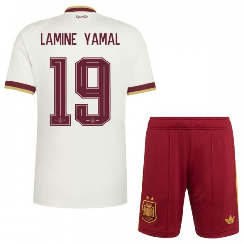 Conjunto Espanha 2 Stars Lamine Yamal 19 Equipamento Alternativo Mundial 2026 - Criança Conjunto Espanha 2 Stars Lamine Yamal 19 Equipamento Alternativo Mundial 2026 - Criança