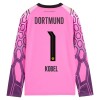 Camisola do Borussia Dortmund Kobel 1 Equipamento Alternativo Guarda Redes 2026-27 Manga Comprida Rosa Camisola do Borussia Dortmund Kobel 1 Equipamento Alternativo Guarda Redes 2026-27 Manga Comprida Rosa