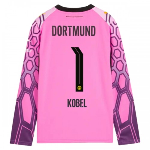 Camisola do Borussia Dortmund Kobel 1 Equipamento Alternativo Guarda Redes 2026-27 Manga Comprida Rosa Camisola do Borussia Dortmund Kobel 1 Equipamento Alternativo Guarda Redes 2026-27 Manga Comprida Rosa