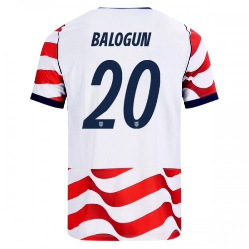 Camisola do Estados Unidos Balogun 20 Equipamento Principal Mundial 2026 Camisola do Estados Unidos Balogun 20 Equipamento Principal Mundial 2026