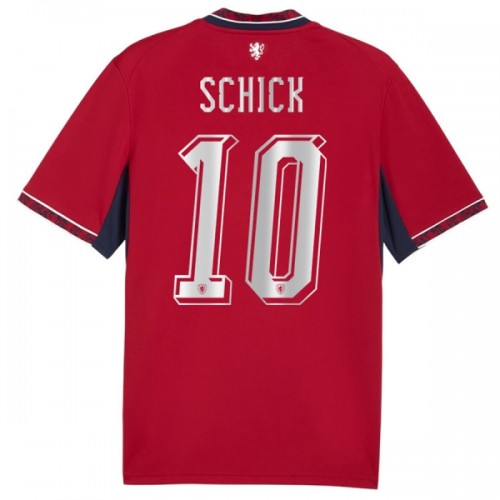 Camisola do República Checa Schick 10 Equipamento Principal Mundial 2026 Camisola do República Checa Schick 10 Equipamento Principal Mundial 2026