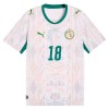 Camisola do Senegal Sarr 18 Equipamento Principal Mundial 2026