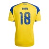 Camisola do Suécia Ayari 18 Equipamento Principal Mundial 2026 Camisola do Suécia Ayari 18 Equipamento Principal Mundial 2026