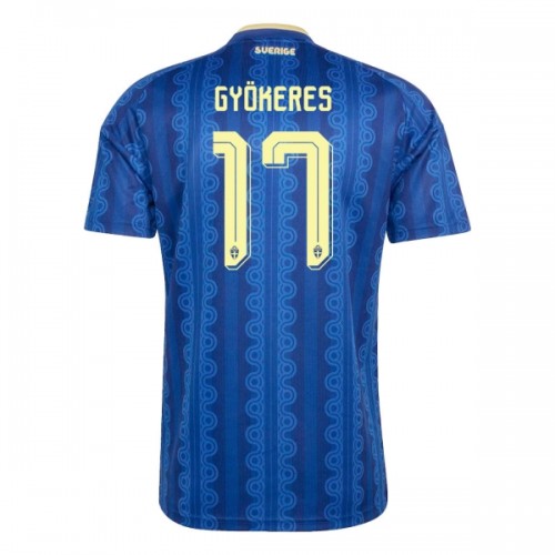 Camisola do Suécia Gyokeres 17 Equipamento Alternativo Mundial 2026 Camisola do Suécia Gyokeres 17 Equipamento Alternativo Mundial 2026