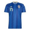 Camisola do Suécia Gyokeres 17 Equipamento Alternativo Mundial 2026