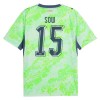 Camisola do Suíça Djibril Sow 15 Equipamento Alternativo Mundial 2026 Camisola do Suíça Djibril Sow 15 Equipamento Alternativo Mundial 2026